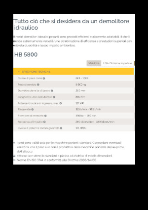 Hydraulická bourací kladiva Epiroc HB 5800