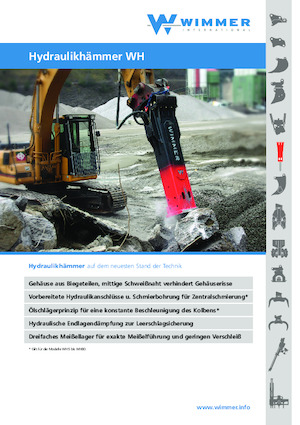 Hydraulická bourací kladiva WIMMER WH 10