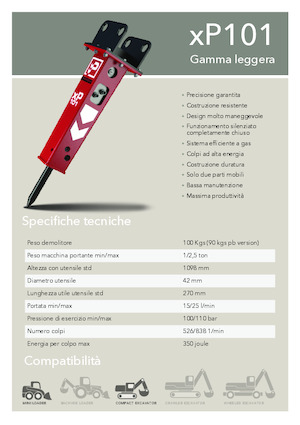Hydraulická bourací kladiva Promove xP 101