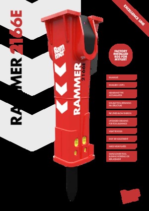 Hydraulická bourací kladiva Rammer 2166E