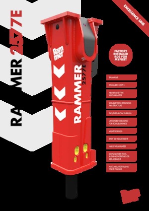 Hydraulická bourací kladiva Rammer 2577E