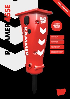 Hydraulická bourací kladiva Rammer 455E