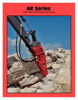 Hydraulická bourací kladiva Allied AR 95 B