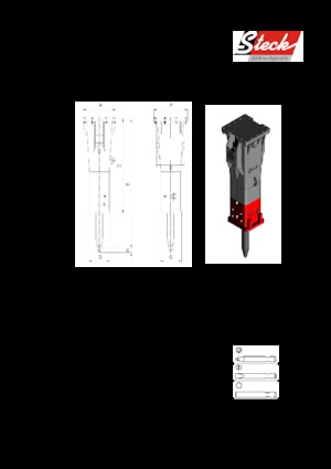 Hydraulická bourací kladiva Steck B 12