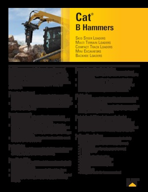 Hydraulická bourací kladiva Caterpillar B6