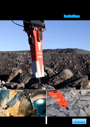 Hydraulická bourací kladiva Sandvik BR 825