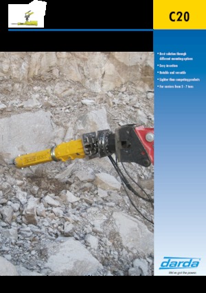 Hydraulická bourací kladiva Darda C20 V