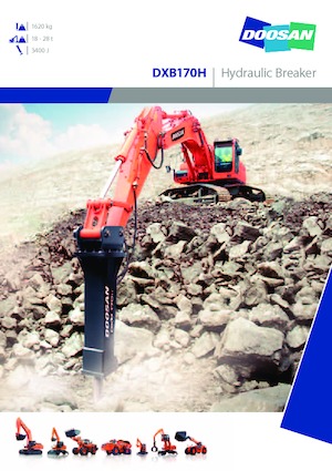 Hydraulická bourací kladiva Doosan DXB170H