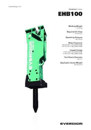 Hydraulická bourací kladiva Everdigm EHB100