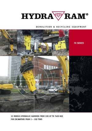 Hydraulická bourací kladiva Hydra Ram FX-340