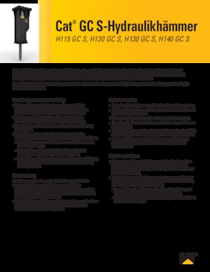 Hydraulická bourací kladiva Caterpillar H140GC S 