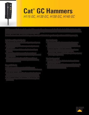 Hydraulická bourací kladiva Caterpillar H130GC