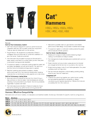 Hydraulická bourací kladiva Caterpillar H45E
