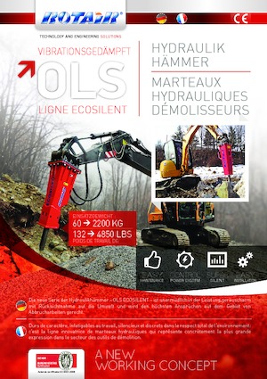 Hydraulická bourací kladiva Rotair OLS 95