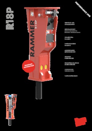 Hydraulická bourací kladiva Rammer R18P