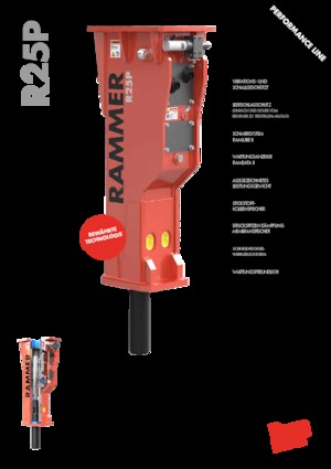 Hydraulická bourací kladiva Rammer R45P