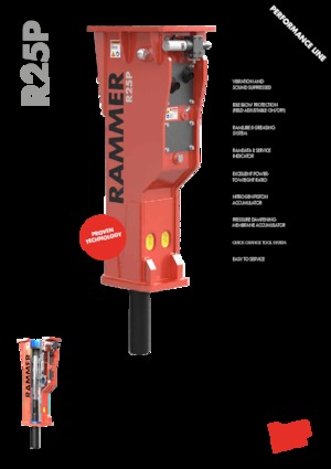 Hydraulická bourací kladiva Rammer R45P