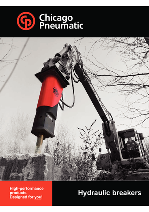 Hydraulická bourací kladiva Chicago Pneumatic RX4