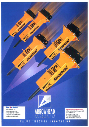 Hydraulická bourací kladiva Arrowhead S 50