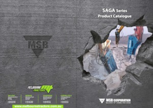 Hydraulická bourací kladiva MSB SAGA 50H