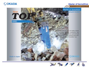 Hydraulická bourací kladiva Okada TOP203B 