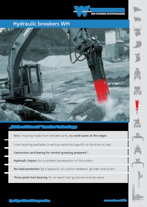 Hydraulická bourací kladiva WIMMER WH 10