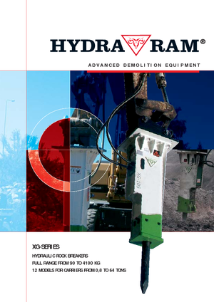 Hydraulická bourací kladiva Hydra Ram XG 70 S