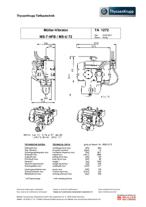 Hydraulické kleštiny Müller MS-U 72