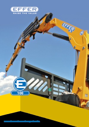 Hydraulické nakládací jeřáby Effer 100 3S