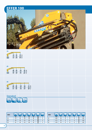 Hydraulické nakládací jeřáby Effer 100 N 4S