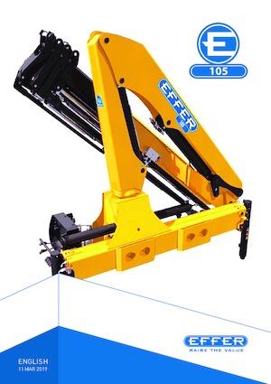 Hydraulické nakládací jeřáby Effer 105 3S