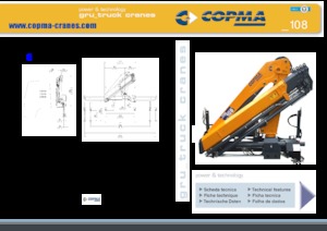 Hydraulické nakládací jeřáby COPMA 2000 108.4sc