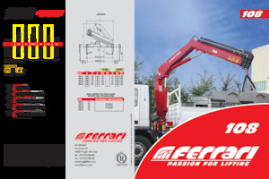 Hydraulické nakládací jeřáby Ferrari® 108 A5 