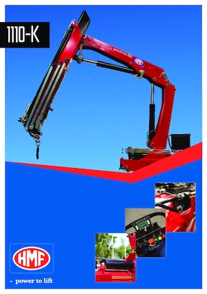 Hydraulické nakládací jeřáby HMF 1110-K5