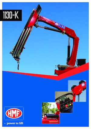Hydraulické nakládací jeřáby HMF 1130-K1-RCS