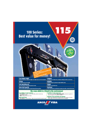 Hydraulické nakládací jeřáby Amco Veba 115-1 S