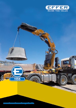 Hydraulické nakládací jeřáby Effer 1155 8S