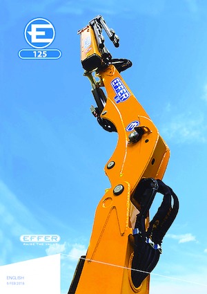 Hydraulické nakládací jeřáby Effer 125 4S