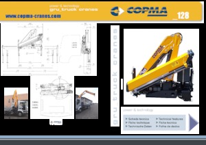 Hydraulické nakládací jeřáby COPMA 2000 128.2