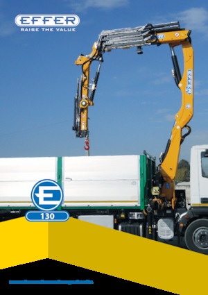 Hydraulické nakládací jeřáby Effer 130 4S