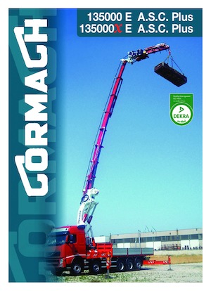 Hydraulické nakládací jeřáby Cormach 135000 E9F186 A.S.C. Plus