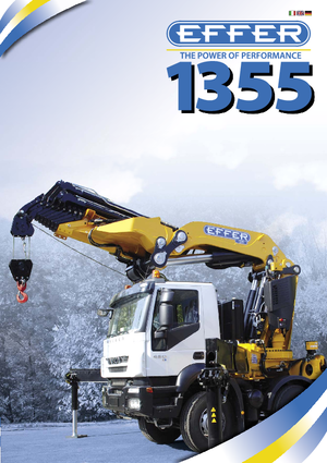 Hydraulické nakládací jeřáby Effer 1355 8S