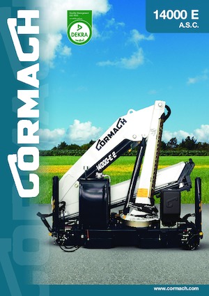 Hydraulické nakládací jeřáby Cormach 14000 E4 A.S.C