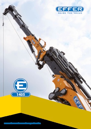 Hydraulické nakládací jeřáby Effer 1405 9S