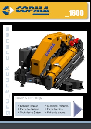 Hydraulické nakládací jeřáby COPMA 2000 1600.9 J7