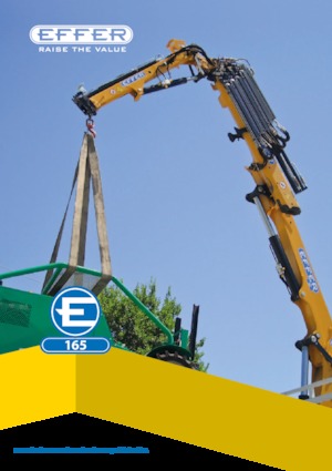 Hydraulické nakládací jeřáby Effer 165 4S