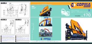 Hydraulické nakládací jeřáby COPMA 2000 170.3sc
