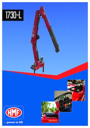 Hydraulické nakládací jeřáby HMF 1730-L3-RCS