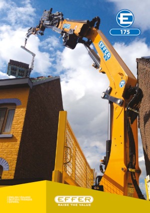 Hydraulické nakládací jeřáby Effer 175 5S