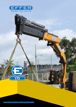 Hydraulické nakládací jeřáby Effer 175 5S